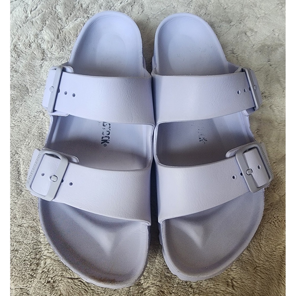 Birkenstock Arizona EVA Essentials Purple Fog Sandals Womens 40 US 9-9.5